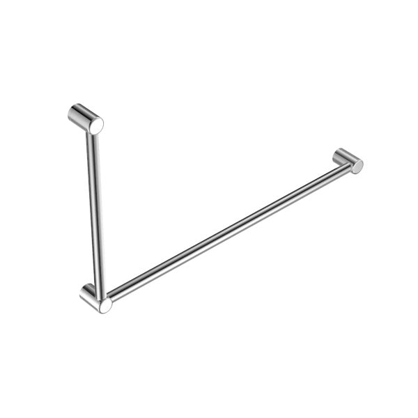 Nero Mecca Care 32mm Dda Grab Rail Set 90 Degree 600X1000mm Chrome - Sydney Home Centre