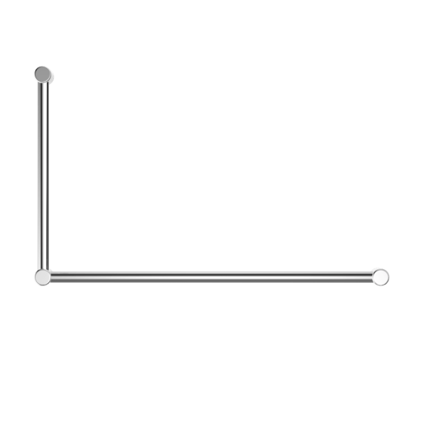 Nero Mecca Care 32mm Dda Grab Rail Set 90 Degree 600X1000mm Chrome - Sydney Home Centre