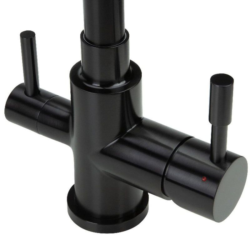 Swedia Otto Stainless Steel Kitchen Mixer Tap With Filtered Water Outlet Satin Black - Sydney Home Centre