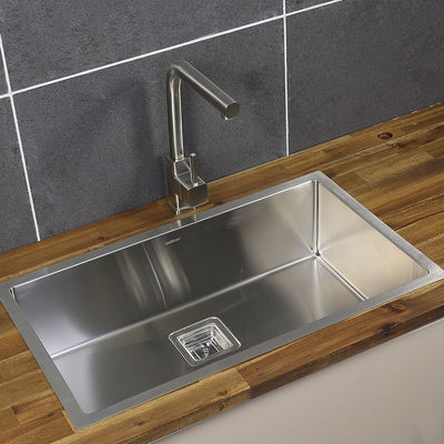 Swedia Dante 1.5mm Thick Stainless Steel 760mm Large Bowl Sink - Sydney Home Centre