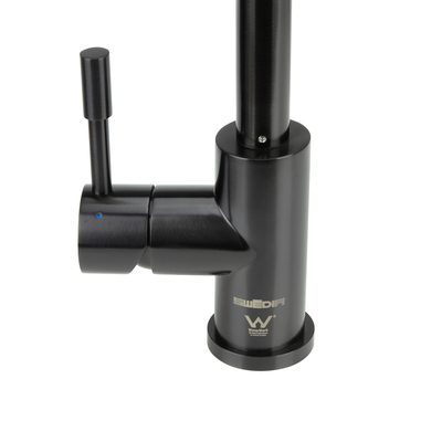 Swedia Klaas Stainless Steel Kitchen Mixer Tap With Pull-Out Satin Black - Sydney Home Centre