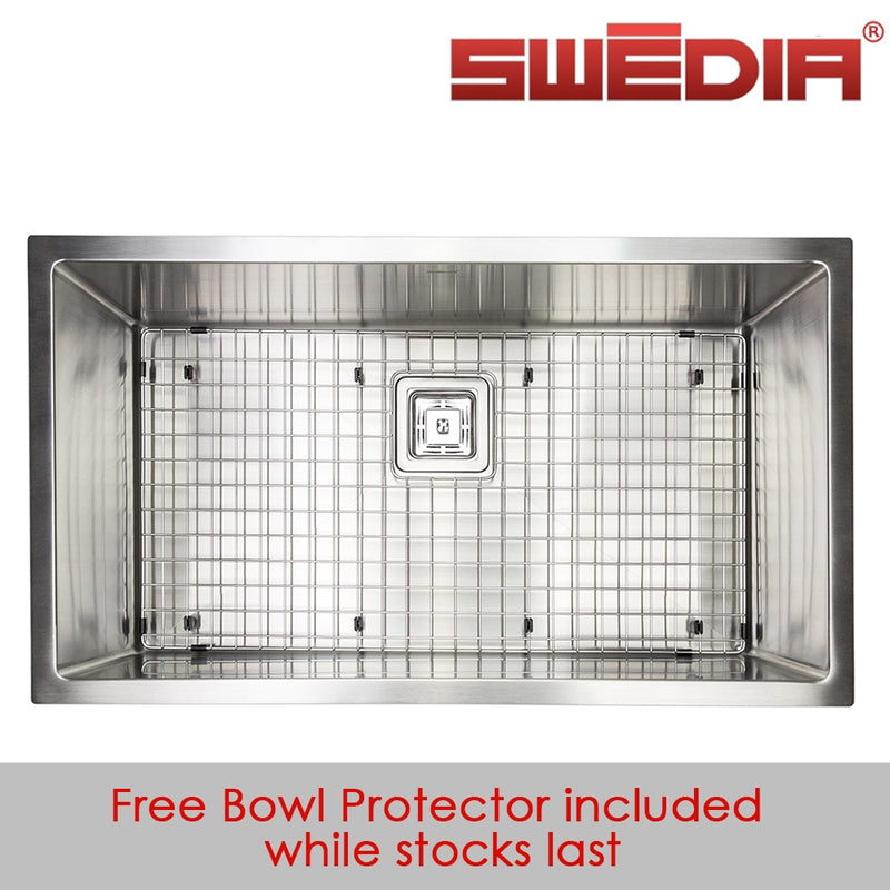 Swedia Dante 1.5mm Thick Stainless Steel Sink 810mm Extra Large DEEP Bowl - Sydney Home Centre