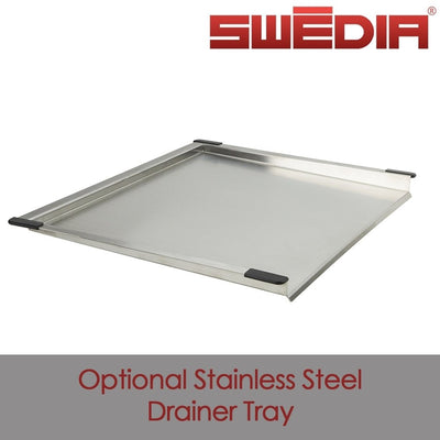 Swedia Dante 1.5mm Thick Stainless Steel 800mm Double Bowl Sink - Sydney Home Centre