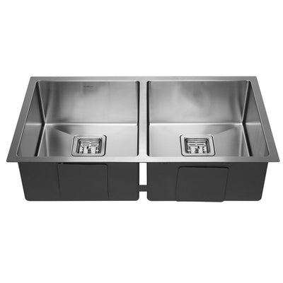 Swedia Dante 1.5mm Thick Stainless Steel 800mm Double Bowl Sink - Sydney Home Centre