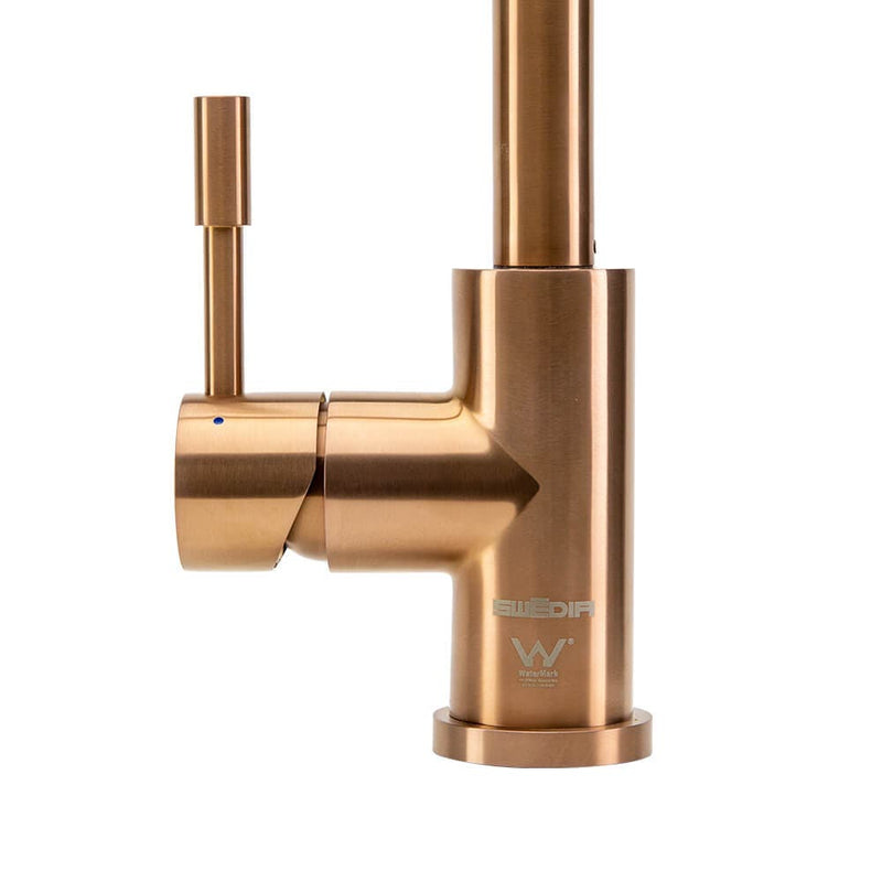 Swedia Klaas Stainless Steel Kitchen Mixer Tap With Pull-Out Brushed Copper - Sydney Home Centre