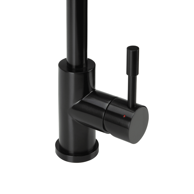 Swedia Klaas Stainless Steel Kitchen Mixer Tap With Pull - Out Satin Black - Sydney Home Centre