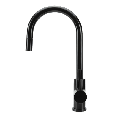 Swedia Klaas Stainless Steel Kitchen Mixer Tap With Pull - Out Satin Black - Sydney Home Centre