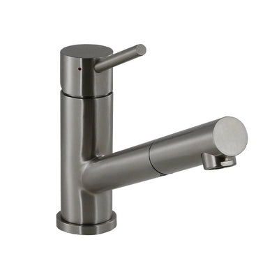 Swedia Oskar Stainless Steel Kitchen Mixer Tap With Pull - Out Brushed Nickel - Sydney Home Centre