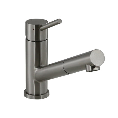 Swedia Oskar Stainless Steel Kitchen Mixer Tap With Pull-Out Brushed Nickel - Sydney Home Centre