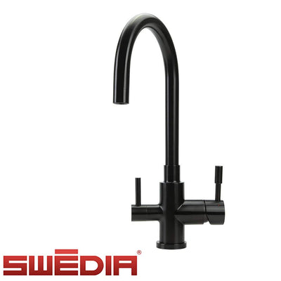 Swedia Otto Stainless Steel Kitchen Mixer Tap With Filtered Water Outlet Satin Black - Sydney Home Centre