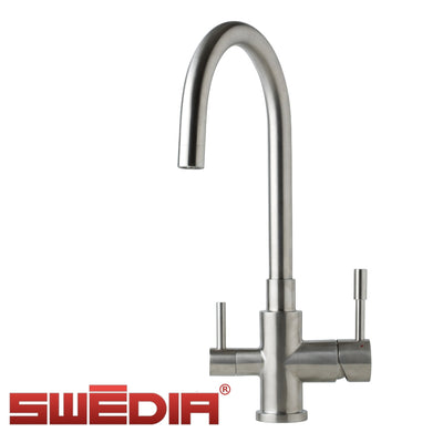 Swedia Otto Stainless Steel Kitchen Mixer Tap With Filtered Water Outlet Brushed Nickel - Sydney Home Centre