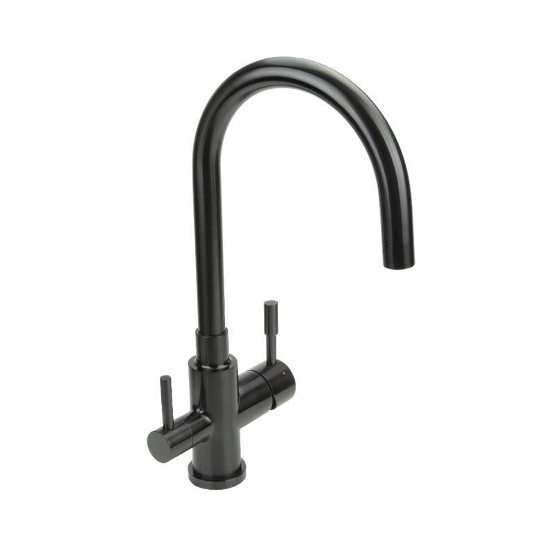 Swedia Otto Stainless Steel Kitchen Mixer Tap With Filtered Water Outlet Satin Black - Sydney Home Centre