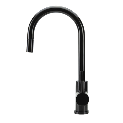 Swedia Klaas Stainless Steel Kitchen Mixer Tap With Pull-Out Satin Black - Sydney Home Centre