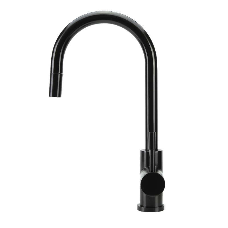 Swedia Klaas Stainless Steel Kitchen Mixer Tap With Pull-Out Satin Black - Sydney Home Centre