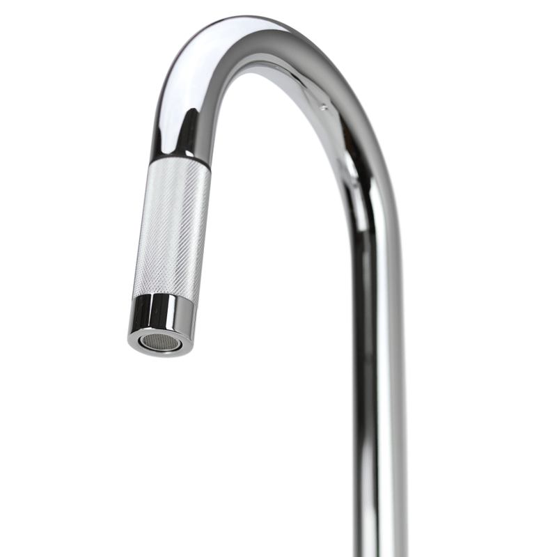 Vale Superb Goose Neck Kitchen Mixer Tap With Pull - Out Chrome - Sydney Home Centre