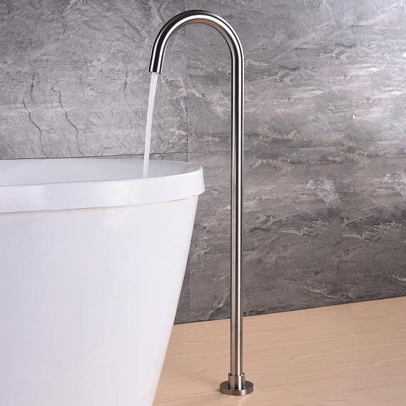 Vale Symphony Floor Standing Bath Spout Brushed Nickel - Sydney Home Centre